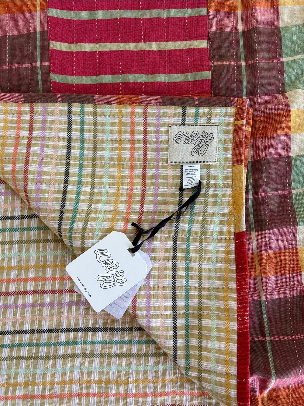 ACE & JIG NWT painter quilt in daiquiri one size - Picture 15 of 16